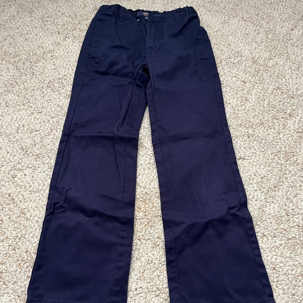 Navy blue dress pants for boys